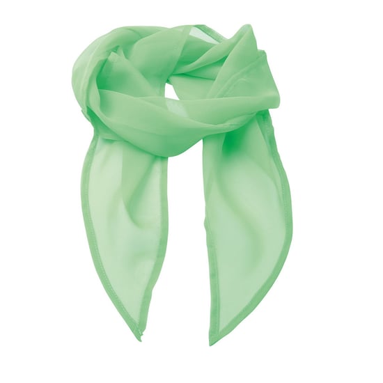 Premier Unisex Adult Colours Chiffon Scarf (Apple Green) - Image 1