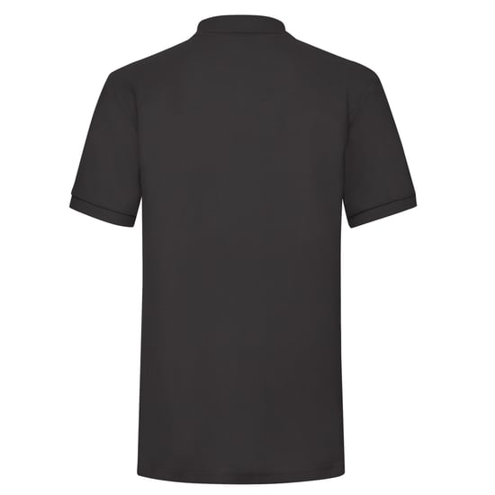 Fruit of the Loom Mens Polycotton Pique Heavy Polo Shirt (Black) - Image 2