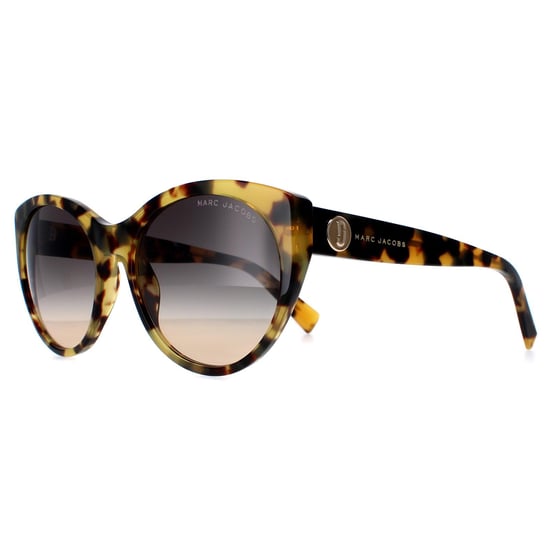 Marc Jacobs Cat Eye Womens Havana Honey Brown Gradient MARC 376/S