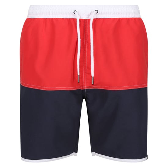Regatta Mens Benicio Swim Shorts (Roccoco Red/Navy)
