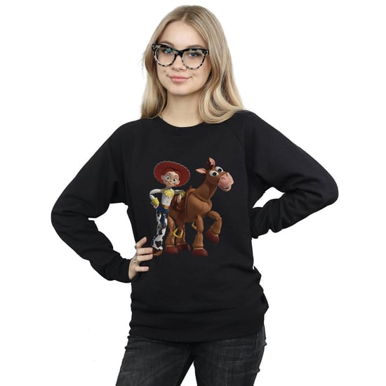 Disney Womens/Ladies Toy Story 4 Jessie And Bullseye Sweatshirt (Black)