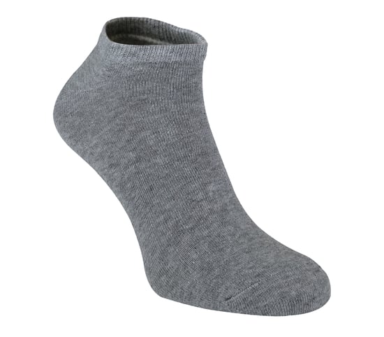 Sock Snob - 12 Pares Multipack Kids Quarter Trainer Socks - Gris - Image 2