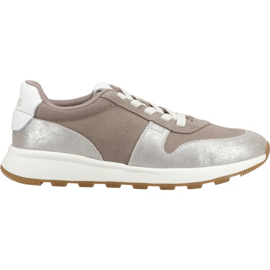 TOMS TRVL Lite Retro Leather Women's Silver Trainers - Image 5