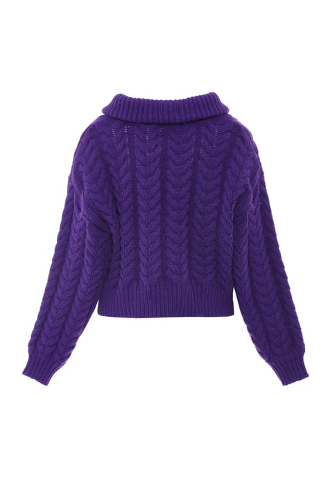 Mymo Cardigan women purple - Image 2