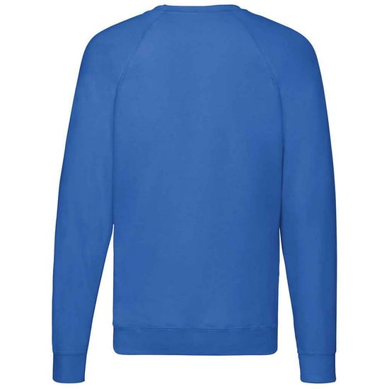 Fruit of the Loom Unisex Adult Lightweight Raglan Sweatshirt (Royal Blue) - Image 2