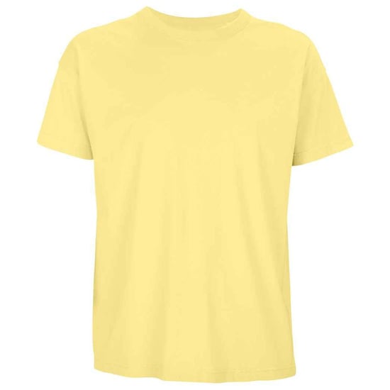 SOLS Mens Boxy Organic Oversized T-Shirt (Light Yellow) - Image 1