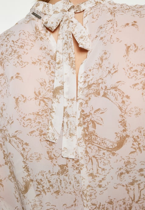 Dreimaster Blouse women sand white - Image 5