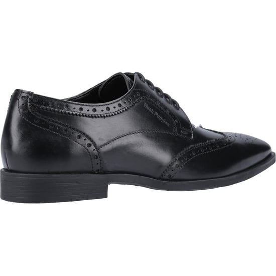 Hush Puppies Mens Leather Brogues (Black) - Image 2