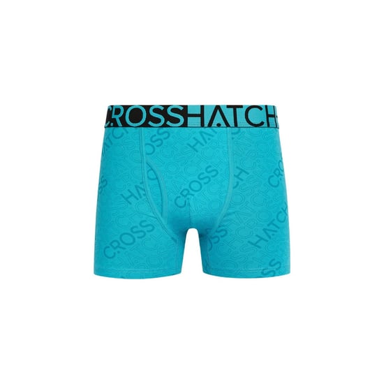 Crosshatch Mens Typan Boxer Shorts (Pack of 3) (Teal) - Image 5