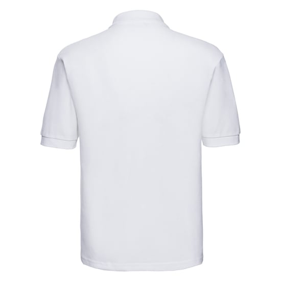 Russell Mens Classic Polycotton Polo Shirt (White) - Image 2