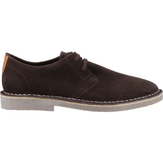 Hush Puppies Scout Suede Men's Chocolate Lace-Up Shoes - Image 5