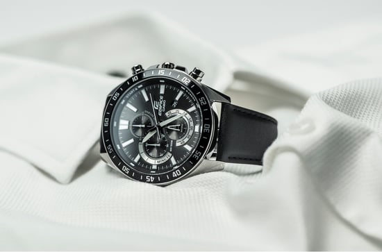 Casio Edifice Men's Black Watch EFV-620L-1AVUEF - Image 3