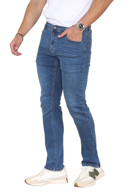 MYT Vaqueros de pierna recta para hombre Denim hiperelástico en azul - Image 3