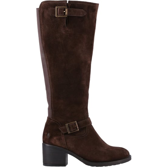 Hush Puppies Heidi Leather Women's Brown Suede Boots - Image 5