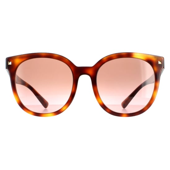 Valentino Round Womens Havana Violet to Brown Gradient  VA4083