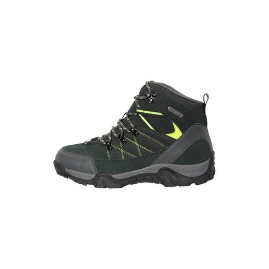 Mountain Warehouse Childrens/Kids Trail Suede Walking Boots (Lime) - Image 3