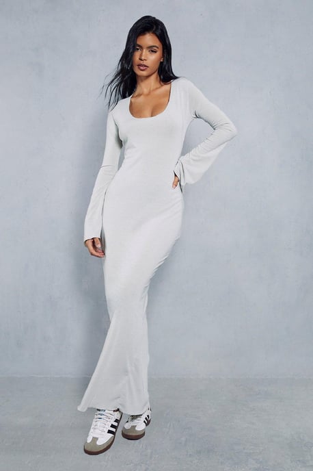 Soft Touch Jersey Scoop Neck Maxi Dress
