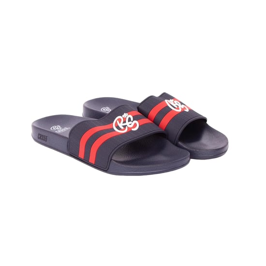 Crosshatch Mens Hamlax Sliders (Navy) - Image 1