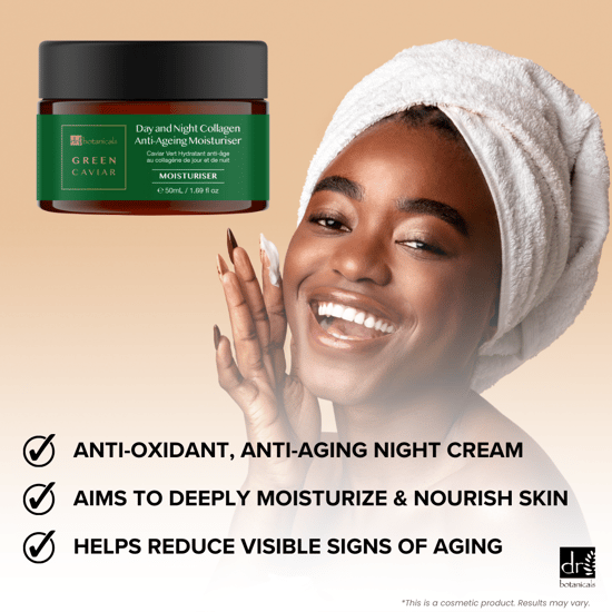 Dr Botanicals Green Caviar Day & Night Collagen Anti-Aging Moisturizer 50ml