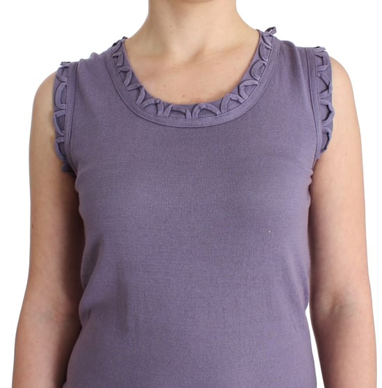 Vestido de jersey de algodón morado para mujer de John Galliano - Image 5