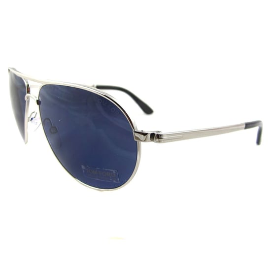 Gafas de sol Tom Ford 0144 Marko 18V Plata Azul - Image 1