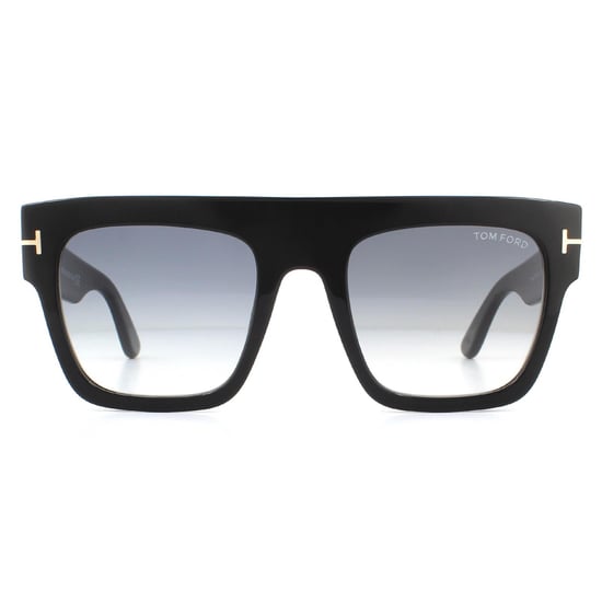 Gafas de sol Tom Ford Renee FT0847 01B Negro Brillante Degradado Gris Humo - Image 1