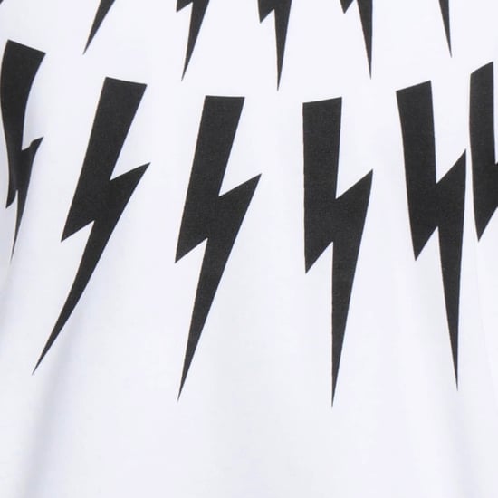 Neil Barrett Fair Isle Thunderbolt sudadera blanca extragrande - Image 3