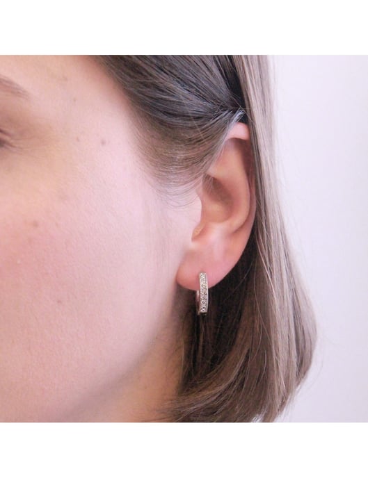 Pendientes Eclat - Plata y Cristal - Image 6