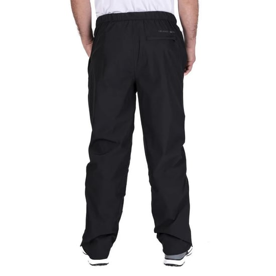 Island Green Mens Golf Waterproof Trousers (Black) - Image 2