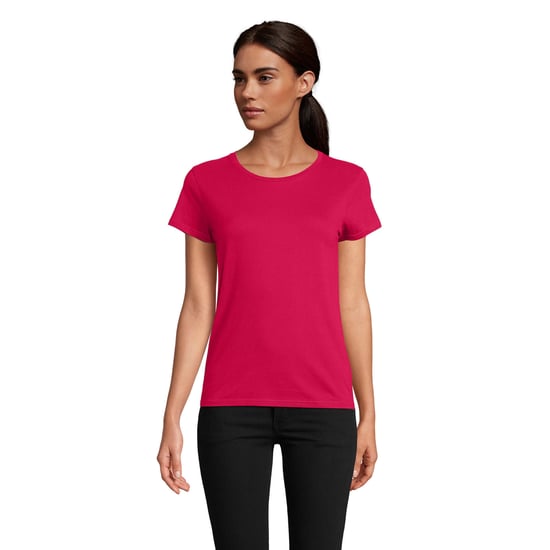 SOLS Womens/Ladies Pioneer T-Shirt (Fuchsia) - Image 1