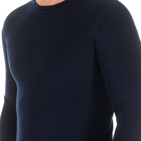Long-sleeved T-shirt with half-high collar 1625-H man