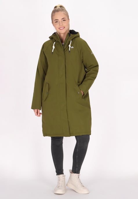 Schmuddelwedda winter parka women olive - Image 3