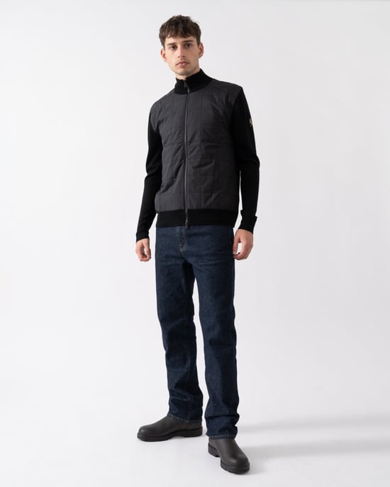 Belstaff Kelbrook Mens Merino Wool Zip Cardigan - Image 3