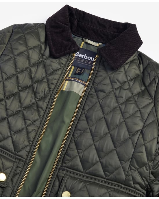 Chaqueta acolchada ajustada Beadnell para mujer Barbour - Image 6