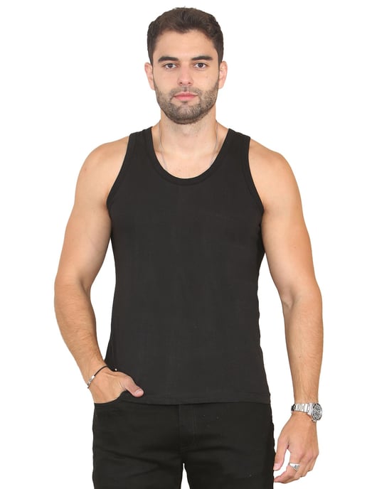 Enzo | Pack de 3 chalecos para hombre - Negro - Image 1
