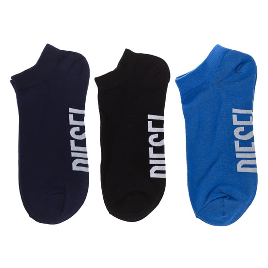 Pack-3 Men's Cotton Ankle Socks 00SI8H-0LDAZ