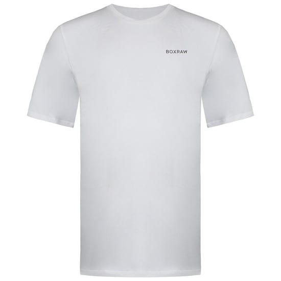 BoxRaw Logo camiseta blanca para hombre - Image 1