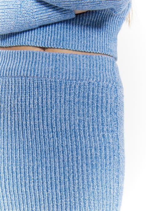 Mymo Midi skirt women sky blue - Image 5