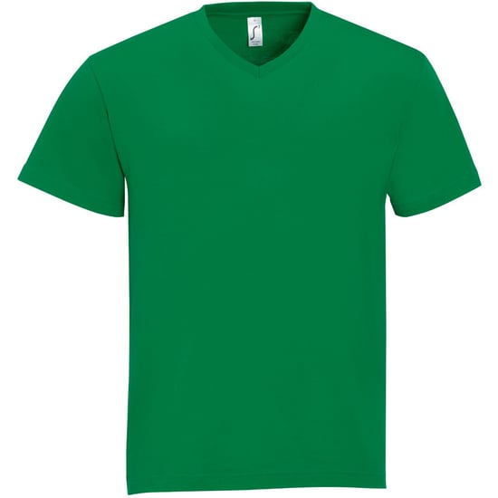 SOLS Mens Victory V Neck Short Sleeve T-Shirt (Kelly Green) - Image 1