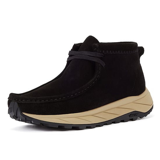 Clarks Originals Wallabee Eden Suede Men's Black Lace-Up Shoes - Image 3
