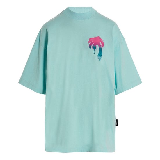 Palm Angels I Love PA Logo Light Blue T-Shirt