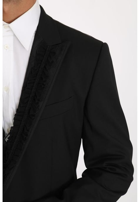 Blazer Torrero MARTINI de Lana Negra para Hombre de Dolce & Gabbana - Image 2