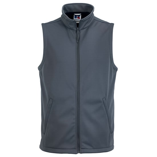 Russell Mens Smart Softshell Gilet (Convoy Grey) - Image 1