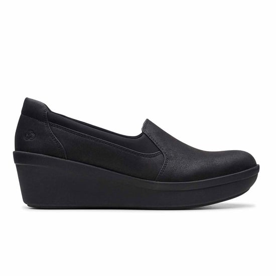 Clarks Step Rose Moon Womens Black Shoes - Image 1