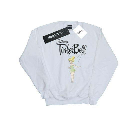 Disney Womens/Ladies Tinker Bell Flying Tink Sweatshirt (White)