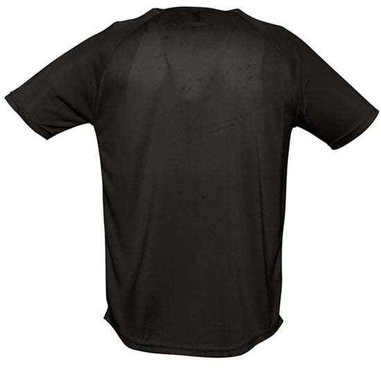 SOLS Mens Sporty Short Sleeve Performance T-Shirt (Black) - Image 2