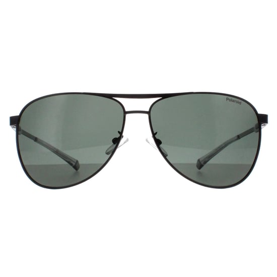 Polaroid Aviator Mens Matte Black Green Polarized PLD 2160/G/S/X