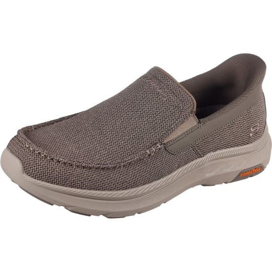 Skechers Pollard Wilfred Textile Men's Taupe Loafers - Image 1