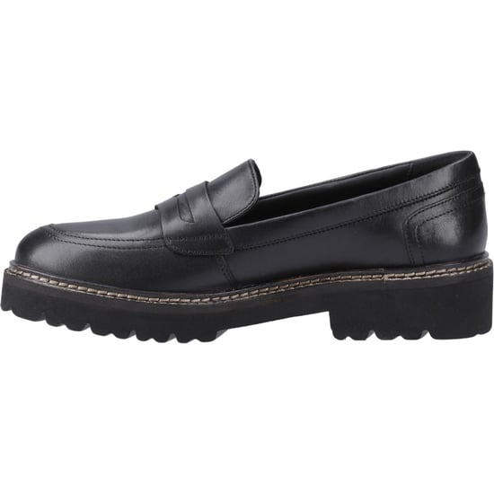Pod Kenny Leather Women's Black Loafers - Image 4