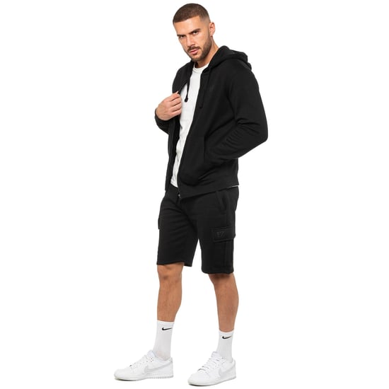 Enzo | Sudadera con capucha y cremallera - Negro - Image 6